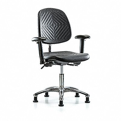 Poly CR Chair Low Md Bk AA Stat Blk MPN:BR-NCR-PDHCH-MB-CR-T0-A1-RG-BLK