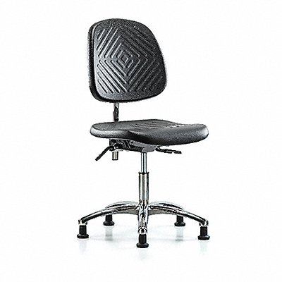 Poly CR Chair Low Md Bk T Stat Blk MPN:BR-NCR-PDHCH-MB-CR-T1-A0-RG-BLK