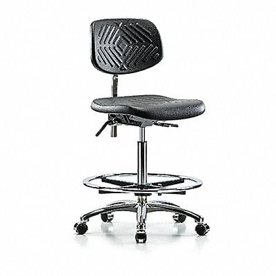 Poly CR Chair High FR Cast Blk MPN:BR-NCR-PHBCH-CR-T0-A0-CF-CC-BLK