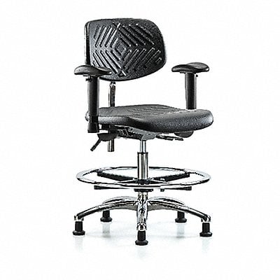 Poly CR Chair Med AA FR Stat Blk MPN:BR-NCR-PMBCH-CR-T0-A1-CF-RG-BLK