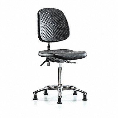 Poly CR Chair Med Md Bk T Stat Blk MPN:BR-NCR-PMBCH-MB-CR-T1-A0-NF-RG-BLK