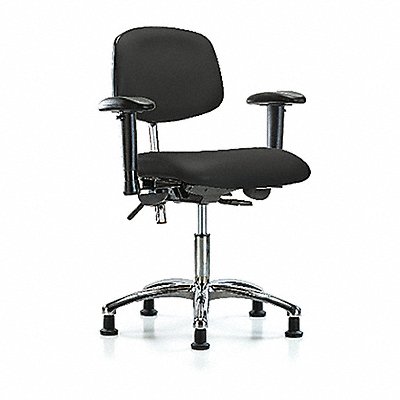 Vinyl CR Chair Low AA Stat Blk MPN:BR-NCR-VDHCH-CR-T0-A1-RG-8540