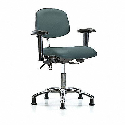 Vinyl CR Chair Low AA Stat Blue MPN:BR-NCR-VDHCH-CR-T0-A1-RG-8546