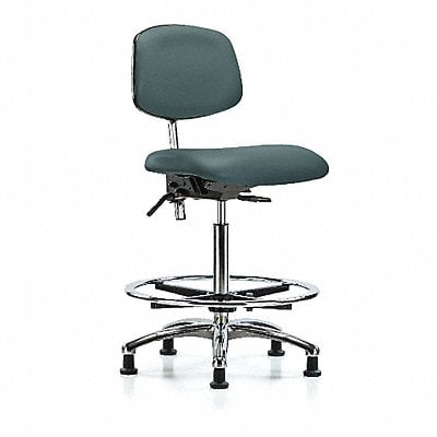 Vinyl CR Chair High FR Stat Blue MPN:BR-NCR-VHBCH-CR-T0-A0-CF-RG-8546