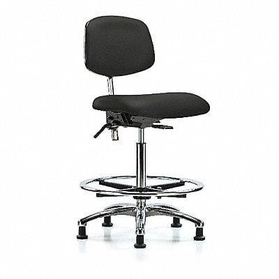 Vinyl CR Chair Hi Tilt FR Stat Blk MPN:BR-NCR-VHBCH-CR-T1-A0-CF-RG-8540