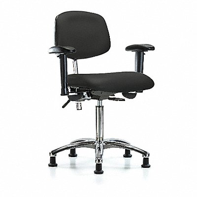 Vinyl CR Chair Med T AA Stat Blk MPN:BR-NCR-VMBCH-CR-T1-A1-NF-RG-8540