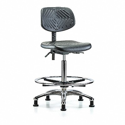 Poly Chair Chrome High FR Stat Black MPN:BR-PHBCH-CR-T0-A0-CF-RG-BLK
