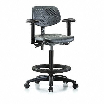 Poly Chair Hi Tilt AA FR Cast Blk MPN:BR-PHBCH-RG-T1-A1-BF-RC-BLK