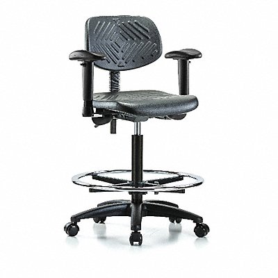 Poly Chair Hi Tilt AA FR Cast Blk MPN:BR-PHBCH-RG-T1-A1-CF-RC-BLK