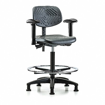 Poly Chair Hi Tilt AA FR Stat Blk MPN:BR-PHBCH-RG-T1-A1-CF-RG-BLK