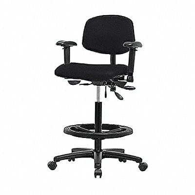 Vinyl Chair Hi T AA FR Cast Blk MPN:BR-VHBCH-RG-T1-A1-BF-RC-8540