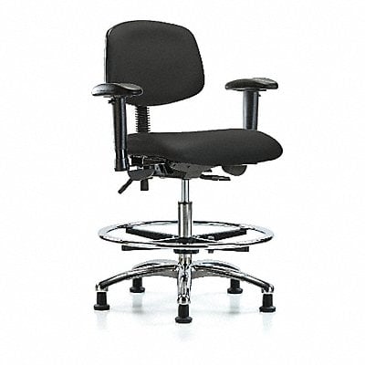 Vin Chair Chrome Med AA FR C Blk MPN:BR-VMBCH-CR-T0-A1-CF-RG-8540