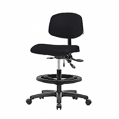 Vinyl Chair Med FR Casters Black MPN:BR-VMBCH-RG-T0-A0-BF-RC-8540