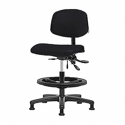 Vinyl Chair Med FR Glides Black MPN:BR-VMBCH-RG-T0-A0-BF-RG-8540