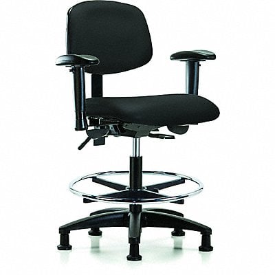 Vinyl Chair Med T AA FR Stat Blk MPN:BR-VMBCH-RG-T1-A1-CF-RG-8540