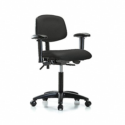 Vinyl Chair Med Tilt AA Cast Black MPN:BR-VMBCH-RG-T1-A1-NF-RC-8540