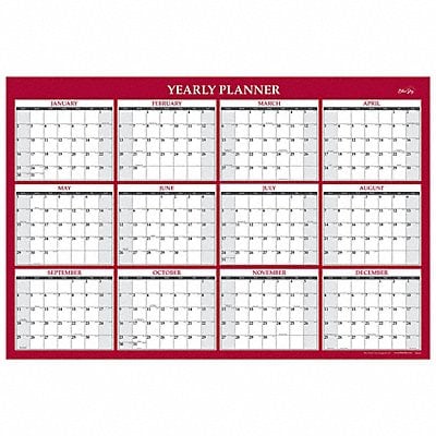 Wall Calendar 48 x 32 1 Year per Page MPN:BLS100034