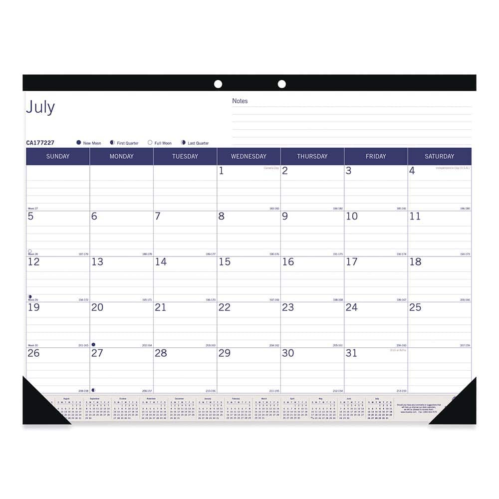 Desk Pad: 13 Sheets, Planner Ruled MPN:REDCA177227