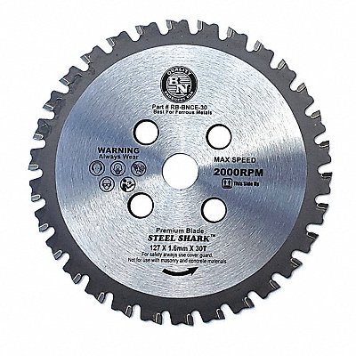 Circular Saw Blade 5 Dia 30 Teeth MPN:RB-BNCE-30