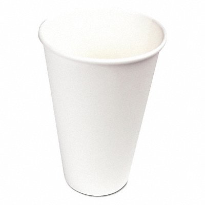 Disp Hot Cup 16 oz WH Patternless PK1000 MPN:WHT16HCUP