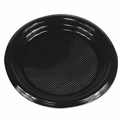 Disp Plastic Plate 6 in Black PK1000 MPN:PLTHIPS6BL