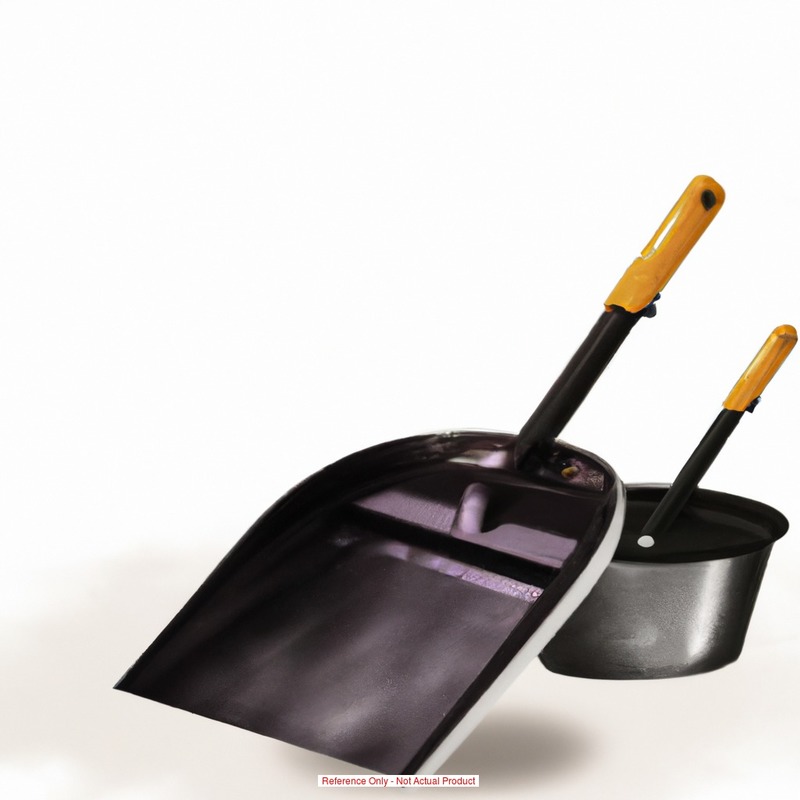 Metal Dust Pan 12 Wide 2 Handle Black MPN:BWK04212EA