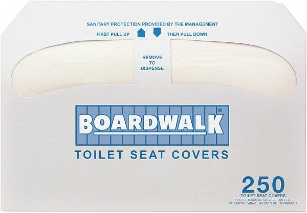 (20 to a Case) 250-Sheet Packs White Toilet Seat Covers MPN:BWKK5000B