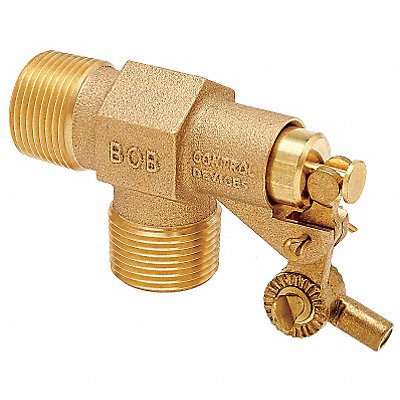 Float Valve 1in. LF Brass Pipe Mount MPN:R400-1-LF