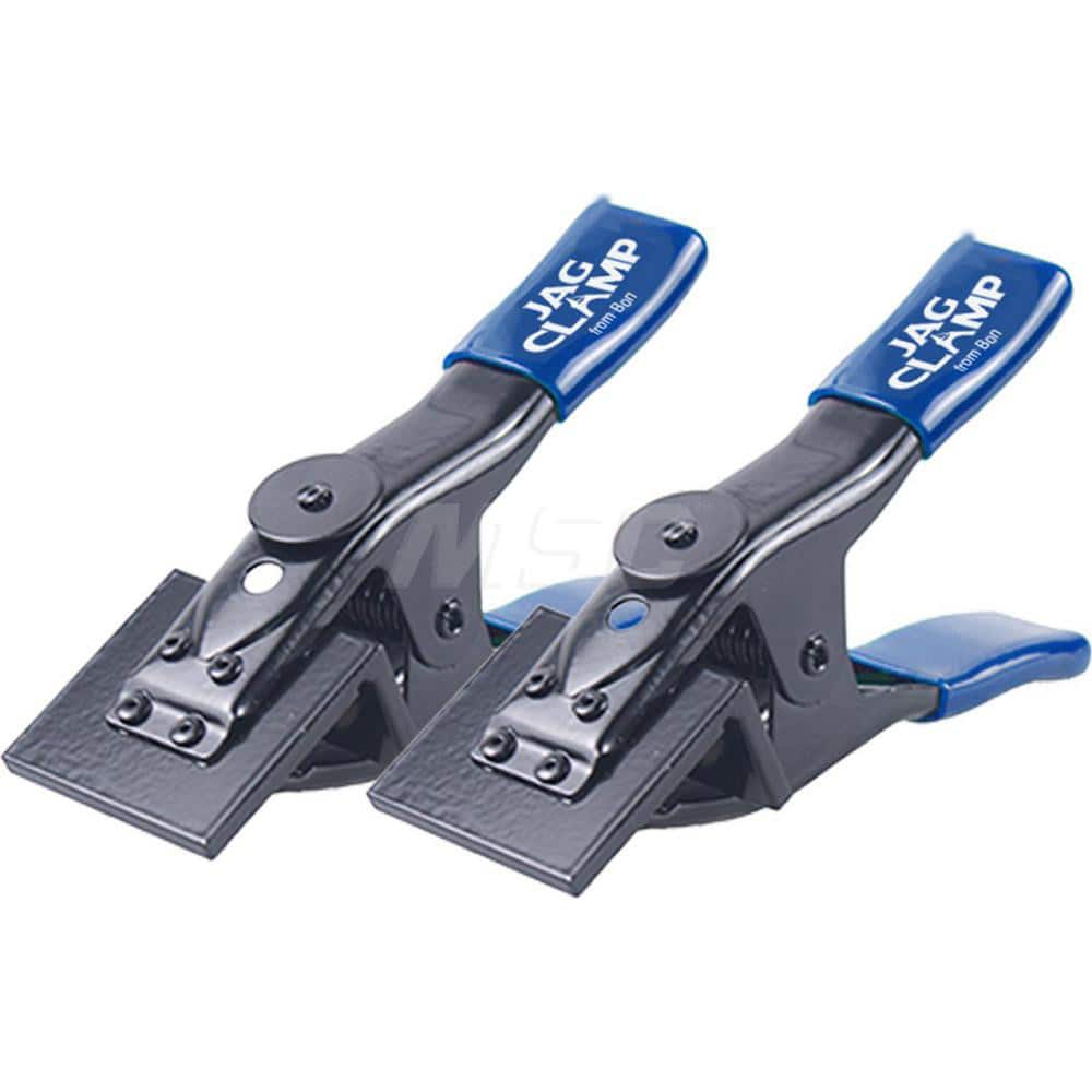Spring Clamps, Jaw Opening Capacity (Inch): 2 , Throat Depth (Decimal Inch): 3  MPN:21-290