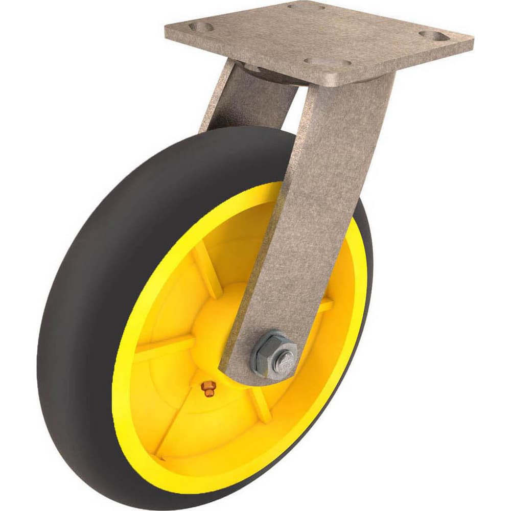 Swivel Caster Wheel: Hard Rubber, 8