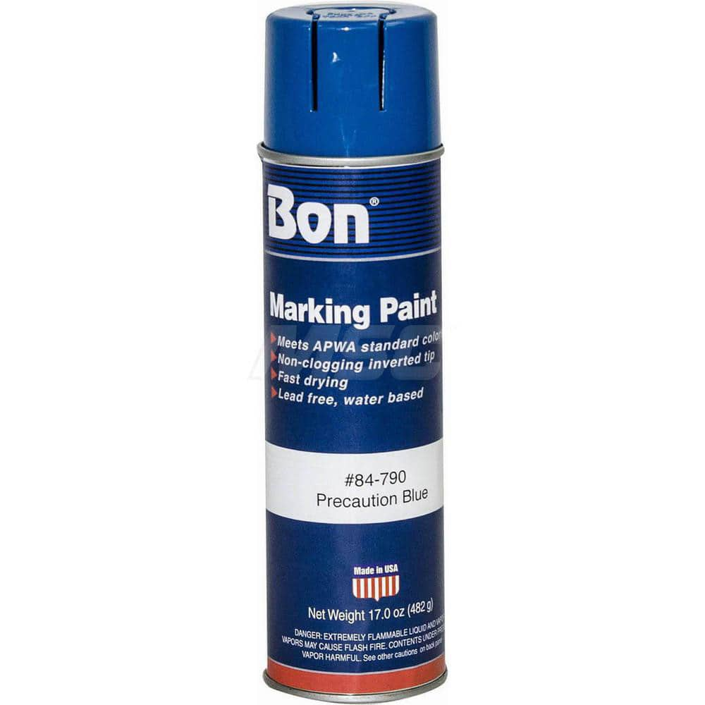 Striping Paint: 20 oz, Smooth, Blue MPN:84-790