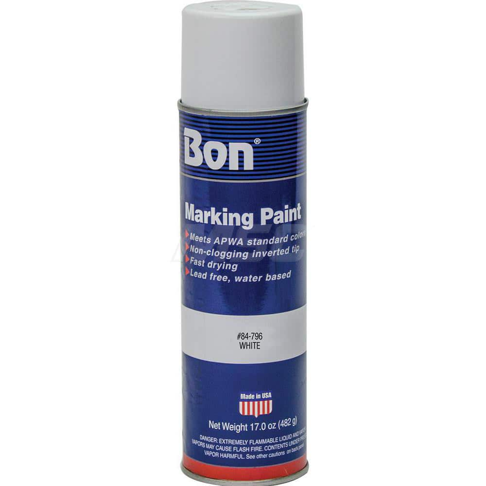 Striping Paint: 20 oz, Smooth, White MPN:84-796