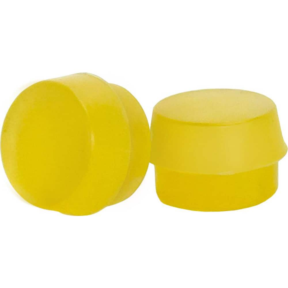 Replacement Heads & Faces, Material: Urethane , Tip Diameter (Decimal Inch): 1.7500 , Hardness: Hard , Color: Yellow  MPN:71-559