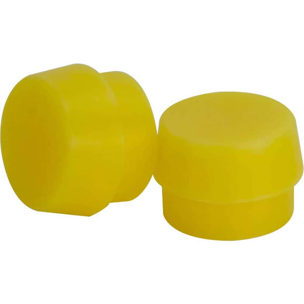 Replacement Heads & Faces, Material: Plastic , Tip Diameter (Decimal Inch): 1.7500 , Hardness: Hard , Color: Yellow  MPN:71-564