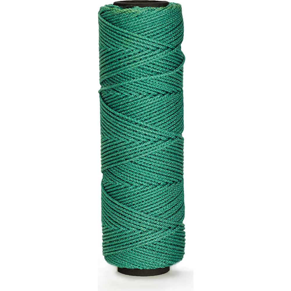 Mason Line Twine: #18 Twine Dia, Nylon, Green MPN:11-783