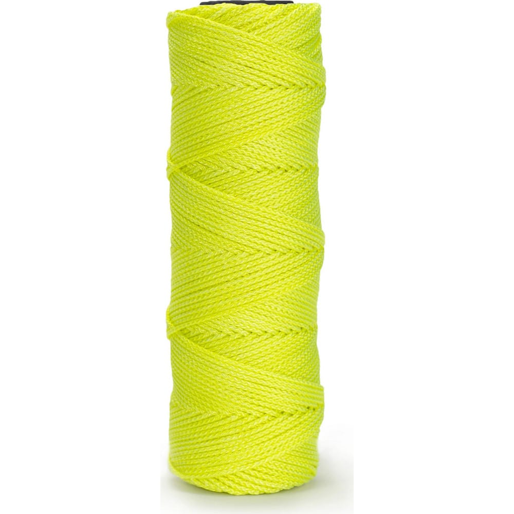 Mason Line Twine: #18 Twine Dia, Nylon, Yellow MPN:11-878