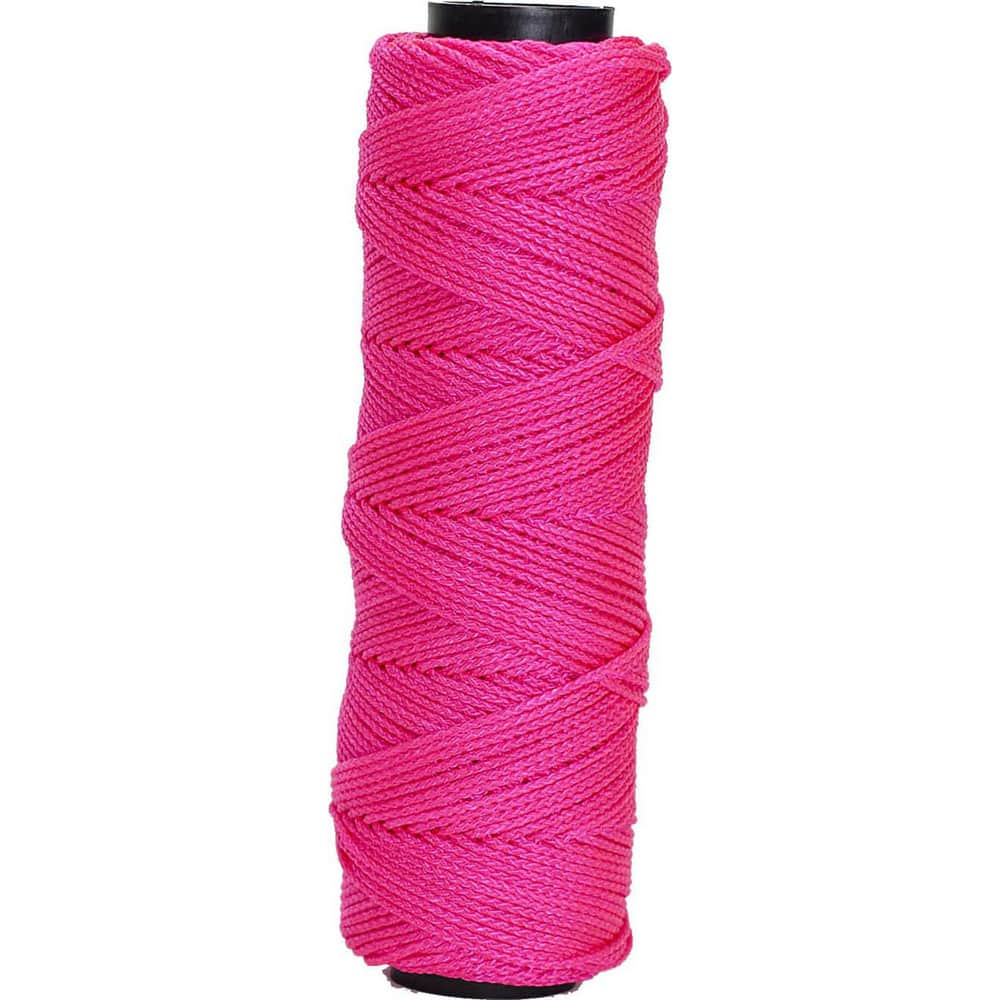 Mason Line Twine: #18 Twine Dia, Nylon, Pink MPN:11-883