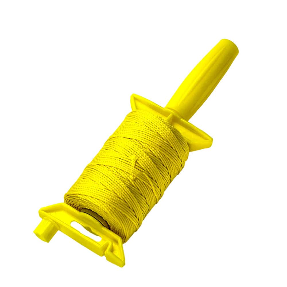 Mason Line Twine: #18 Twine Dia, Nylon, Yellow MPN:21-171