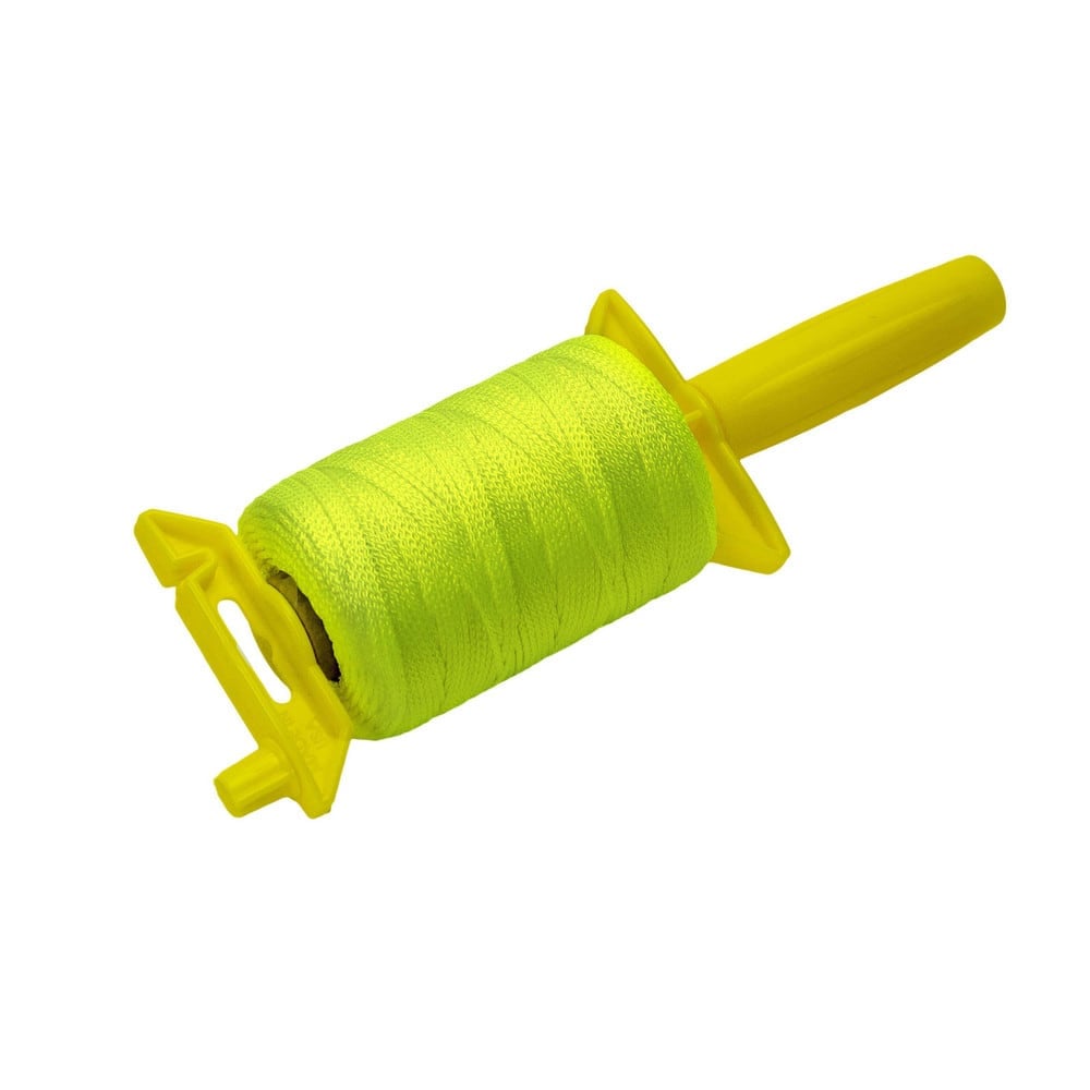 Mason Line Twine: #18 Twine Dia, Nylon, Yellow MPN:21-172