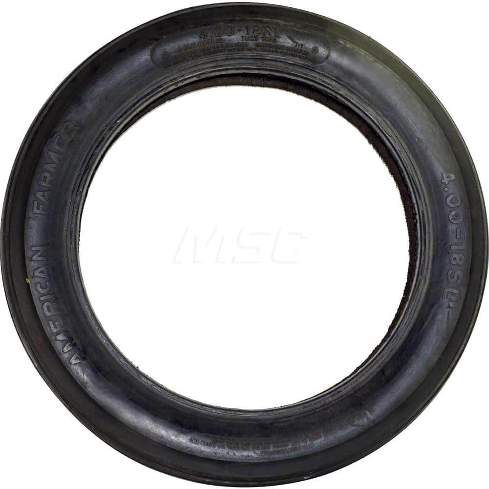 Wheelbarrow Tires, Wheel Material: Rubber , Wheel Diameter: 18in , Wheel Width: 4in , For Use With: Bon Tool 12-354 Concrete Cart MPN:50-179