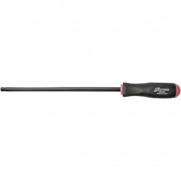 Hex Drivers, Ball End: Yes , Handle Length: 4.8in, 123mm , Handle Material: Rubber  MPN:10776