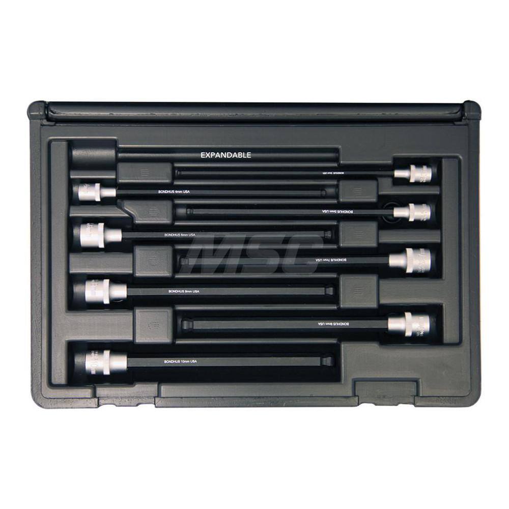 Torx Bit Socket Set: 8 Pc, 3/8