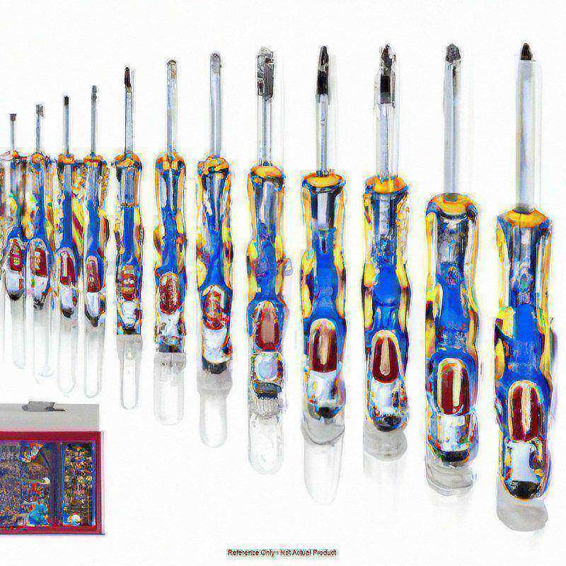 Set 9 Plated Ball End Screwdrivers MPN:16699