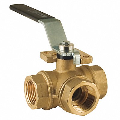 Ball Valve 3-Way Standard T Port 1 in MPN:355N-1