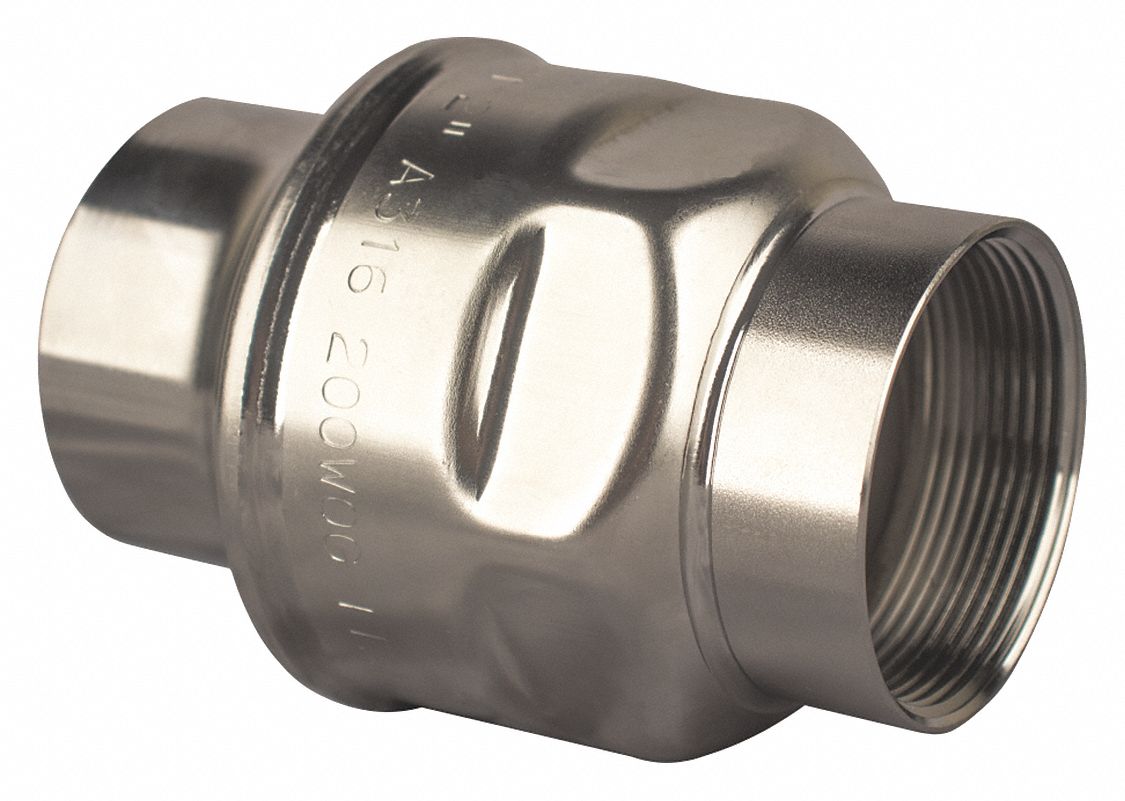 Spring Check Valve SS 2 FNPT MPN:S250-2