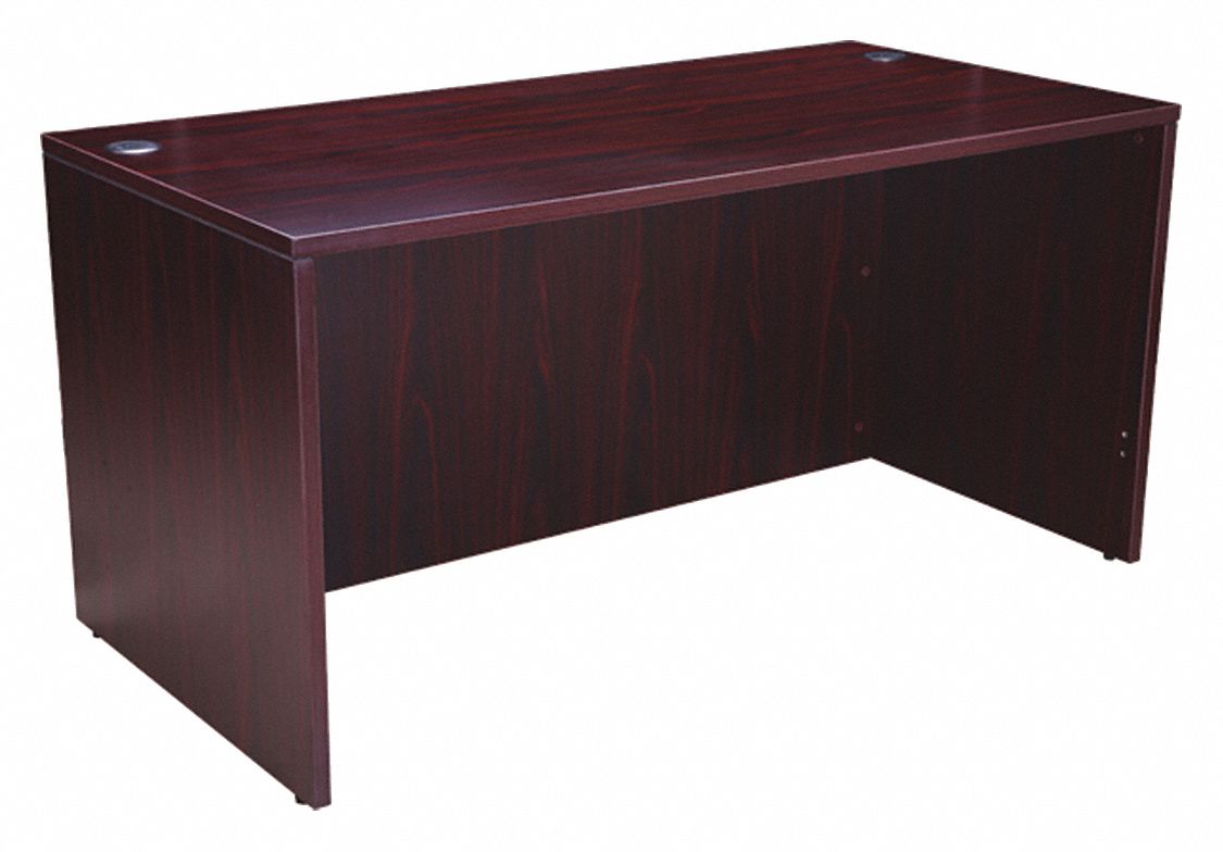 Office Desk Mahogany Base Overall 66 W MPN:N102-M