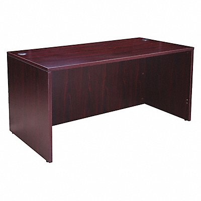 Desk Shell 60 W x 30 D Mahogany MPN:N103-M