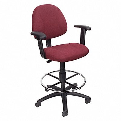 Drafting Chair Polyester Burgundy MPN:B1616-BY