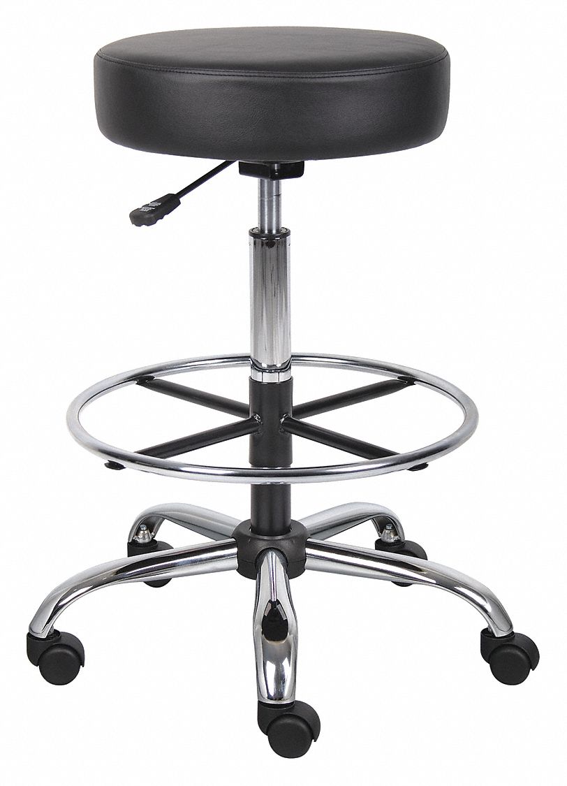 Drafting Chair Metal Base Overall 34 H MPN:B16240-BK