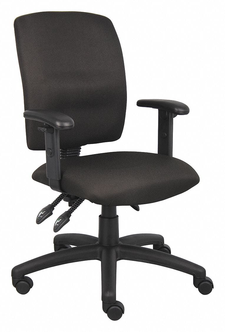 Task Chair Nylon Base Overall 43-1/2 H MPN:B3036-BK